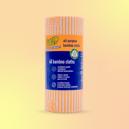 Univerzální bambusové čisticí utěrky Scrub Basics