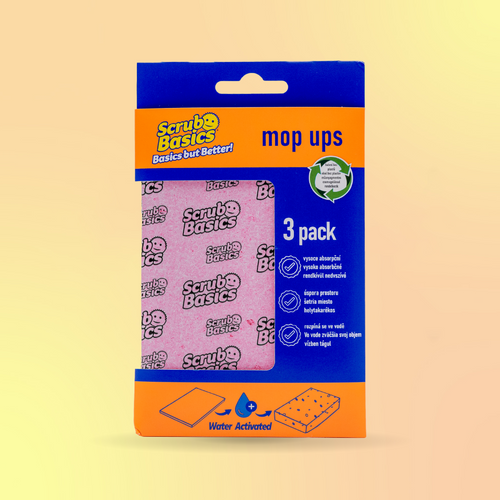 Absorpční čisticí polštářky Scrub Basics