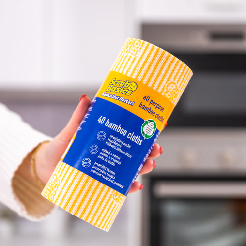 Univerzální bambusové čisticí utěrky Scrub Basics