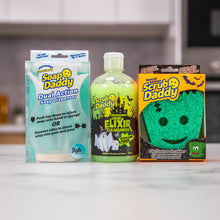 Načíst obrázek do prohlížeče Galerie, Halloweenské produkty Scrub Daddy s prostředkem na nádobí Elixír čistoty
