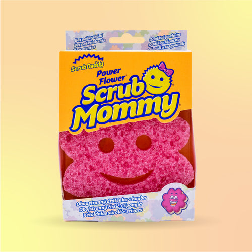 Scrub Mommy Power Flower pink (1 ks)